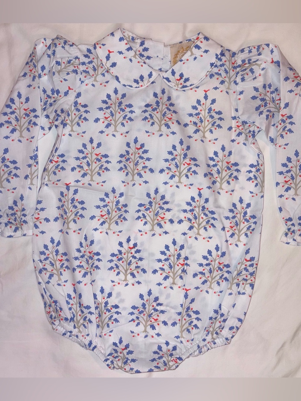 The Beaufort Bonnet Co Maude’s Long Sleeve Onesie sz 18-24 mo NWT
